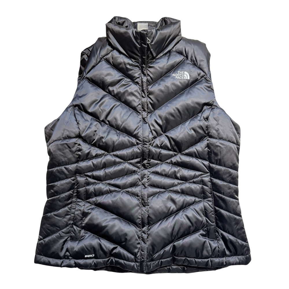 The North‎ Face Womens Aconcagua 550 Down Insulated Puffer Vest Black XL - Picture 3 of 11